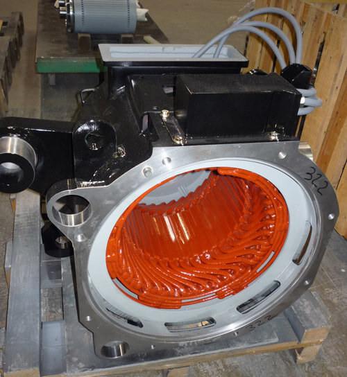 Traction Motor Housing/Stator Assembly